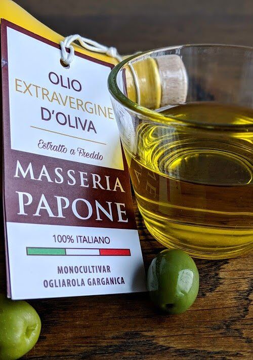 olio evo di qualità italiano